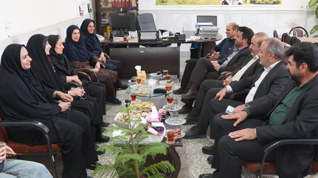 بازدید از رئیس ورزش و جوانان شهرستان فرخ شهر 
